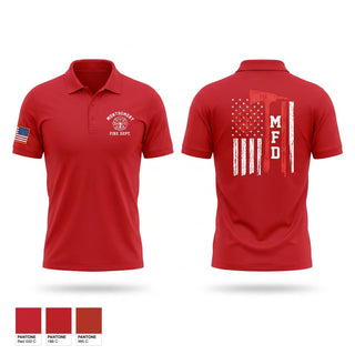 Short Sleeve Performance Polo, Montgomery Fire Department, Fire Department, Teamtime, Team time, sublimation, custom sports apparel, team uniforms, spirit wear, spiritwear, sports uniforms, custom shirts, team store, custom team store, fundraiser sports, apparel fundraiser