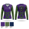 Guardians Grace Women's Long Sleeve V-neck Shirt - 1
