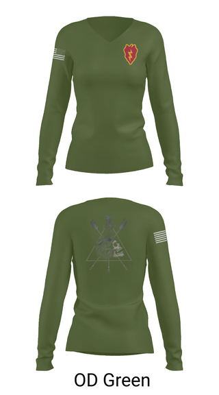 Womens Long Sleeve Vneck Shirt, 325th LSB, , Teamtime, Team time, sublimation, custom sports apparel, team uniforms, spirit wear, spiritwear, sports uniforms, custom shirts, team store, custom team store, fundraiser sports, apparel fundraiser