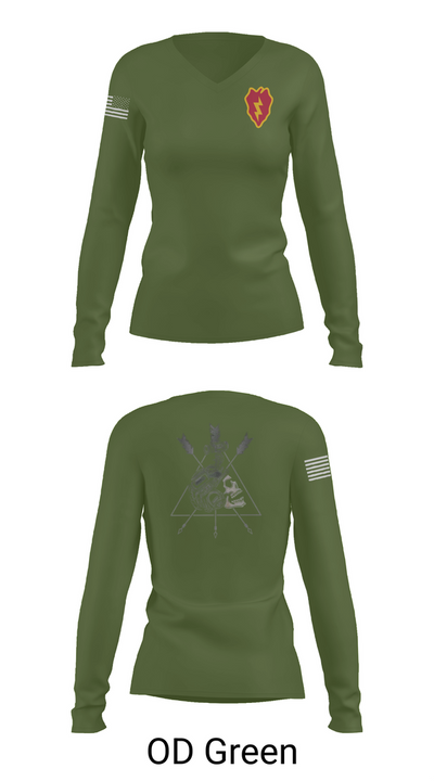 325th LSB 4209353 Women's Long Sleeve V-neck Shirt - 57