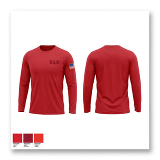 Long Sleeve Performance Shirt, RAID, Army, Teamtime, Team time, sublimation, custom sports apparel, team uniforms, spirit wear, spiritwear, sports uniforms, custom shirts, team store, custom team store, fundraiser sports, apparel fundraiser