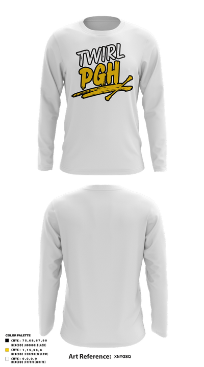 Twirl PGH 8143457 Long Sleeve Performance Shirt 6