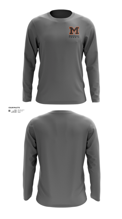 Mcdonogh Girls Tennis Long Sleeve Performance Shirt - 21