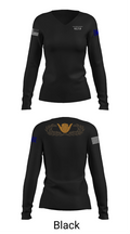 KISARAZU COMBAT TRAINING UNIT Women's Long Sleeve V-neck Shirt - 37