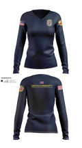 Detachment 1 SERO Women's Long Sleeve V-neck Shirt - 21