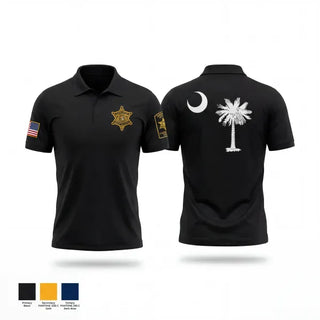 Short Sleeve Performance Polo, Charleston County Sheriff’s office, Police, Teamtime, Team time, sublimation, custom sports apparel, team uniforms, spirit wear, spiritwear, sports uniforms, custom shirts, team store, custom team store, fundraiser sports, apparel fundraiser