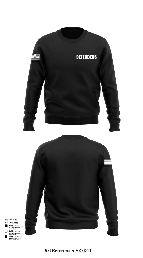 Crew Neck Sweatshirt, Defenders, , Teamtime, Team time, sublimation, custom sports apparel, team uniforms, spirit wear, spiritwear, sports uniforms, custom shirts, team store, custom team store, fundraiser sports, apparel fundraiser