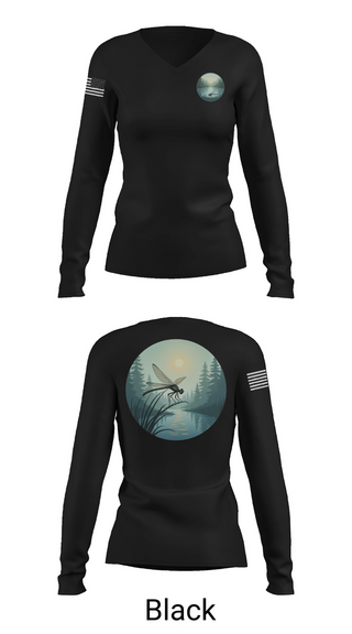 Womens Long Sleeve Vneck Shirt, JM Autism association, , Teamtime, Team time, sublimation, custom sports apparel, team uniforms, spirit wear, spiritwear, sports uniforms, custom shirts, team store, custom team store, fundraiser sports, apparel fundraiser
