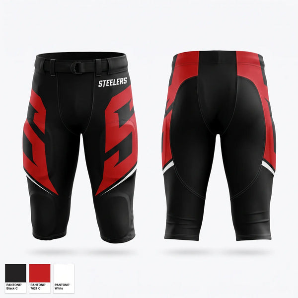 Football Pants, STEELERS, , Teamtime, Team time, sublimation, custom sports apparel, team uniforms, spirit wear, spiritwear, sports uniforms, custom shirts, team store, custom team store, fundraiser sports, apparel fundraiser