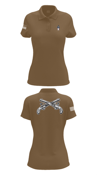Womens Short Sleeve Performance Polo, 712th MP Co, , Teamtime, Team time, sublimation, custom sports apparel, team uniforms, spirit wear, spiritwear, sports uniforms, custom shirts, team store, custom team store, fundraiser sports, apparel fundraiser