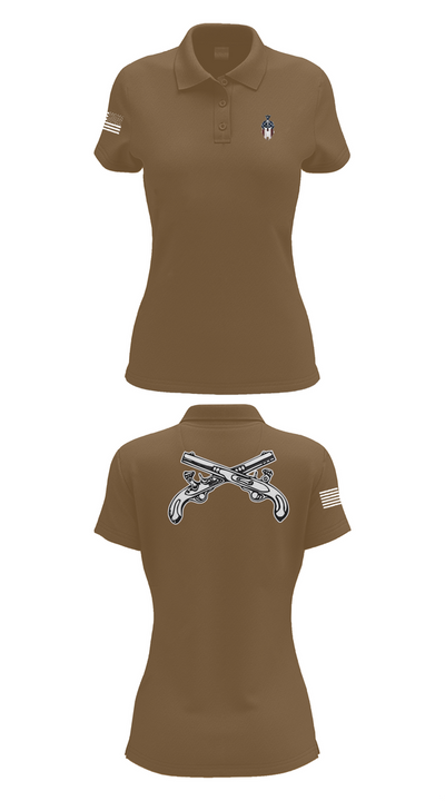 712th MP Co 21611844 Women's Short Sleeve Performance Polo  - 15