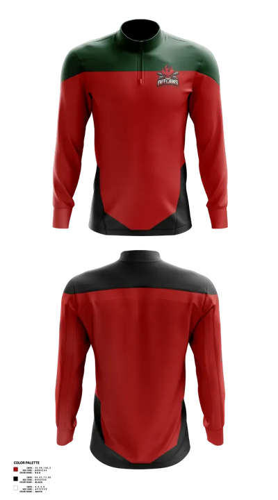 DownEast Outlaws 43136486 Quarter Zip Jacket - 22
