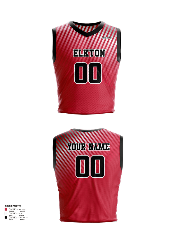 Womens Basketball Jersey, Elkton, Women's Basketball, Teamtime, Team time, sublimation, custom sports apparel, team uniforms, spirit wear, spiritwear, sports uniforms, custom shirts, team store, custom team store, fundraiser sports, apparel fundraiser