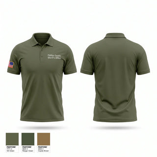 Short Sleeve Performance Polo, Phillips County Sheriff's Office, Police, Teamtime, Team time, sublimation, custom sports apparel, team uniforms, spirit wear, spiritwear, sports uniforms, custom shirts, team store, custom team store, fundraiser sports, apparel fundraiser