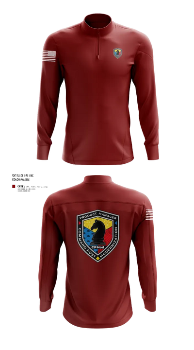Command Post Modernization 61548186 Quarter Zip Jacket - 21