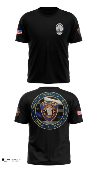 Short Sleeve Performance Shirt, Georgetown Police Department, Police, Teamtime, Team time, sublimation, custom sports apparel, team uniforms, spirit wear, spiritwear, sports uniforms, custom shirts, team store, custom team store, fundraiser sports, apparel fundraiser