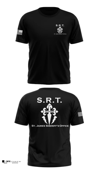 Short Sleeve Performance Shirt, St. James Parish Sheriff's Office SRT, Police, Teamtime, Team time, sublimation, custom sports apparel, team uniforms, spirit wear, spiritwear, sports uniforms, custom shirts, team store, custom team store, fundraiser sports, apparel fundraiser