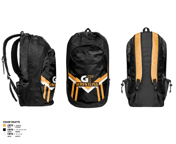 Gear Bag, Groton Tigers, Wrestling, Teamtime, Team time, sublimation, custom sports apparel, team uniforms, spirit wear, spiritwear, sports uniforms, custom shirts, team store, custom team store, fundraiser sports, apparel fundraiser
