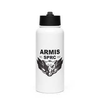 Armis SPRC Stainless Steel Water Bottle with a Straw Lid