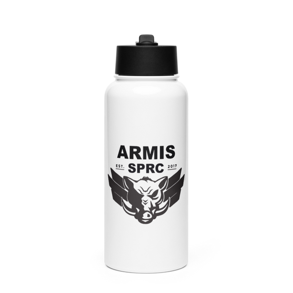 Armis SPRC Stainless Steel Water Bottle with a Straw Lid