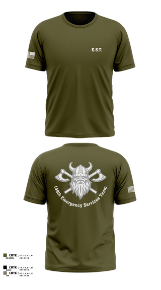 Old School Cotton Feel Shirt, 148th E.S.T., Police, Teamtime, Team time, sublimation, custom sports apparel, team uniforms, spirit wear, spiritwear, sports uniforms, custom shirts, team store, custom team store, fundraiser sports, apparel fundraiser