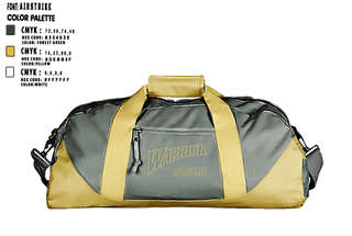 Duffle Bag, Warrior Academy, Softball, Teamtime, Team time, sublimation, custom sports apparel, team uniforms, spirit wear, spiritwear, sports uniforms, custom shirts, team store, custom team store, fundraiser sports, apparel fundraiser