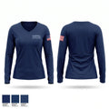 Criminal Investigations Women's Long Sleeve V-neck Shirt - 1