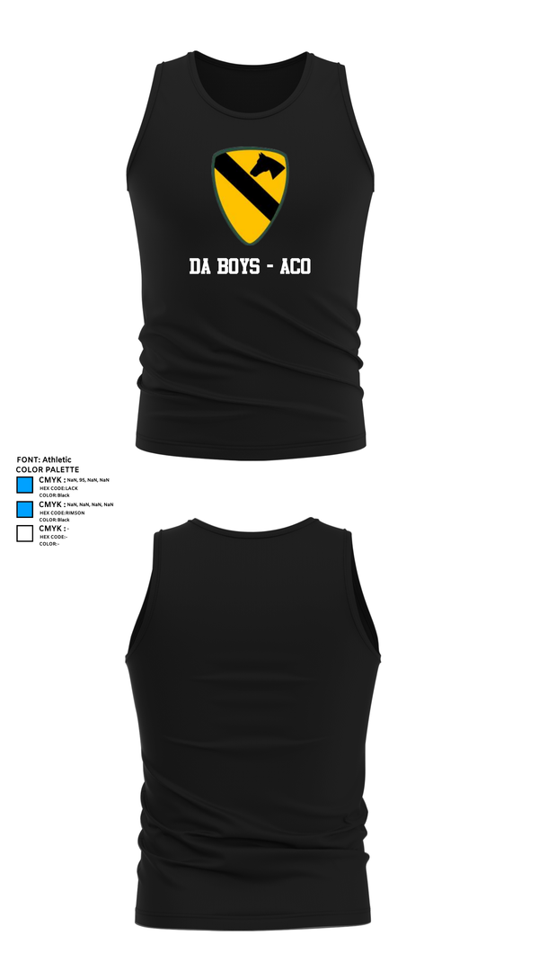 Tank Top, Da Boys - Aco, , Teamtime, Team time, sublimation, custom sports apparel, team uniforms, spirit wear, spiritwear, sports uniforms, custom shirts, team store, custom team store, fundraiser sports, apparel fundraiser