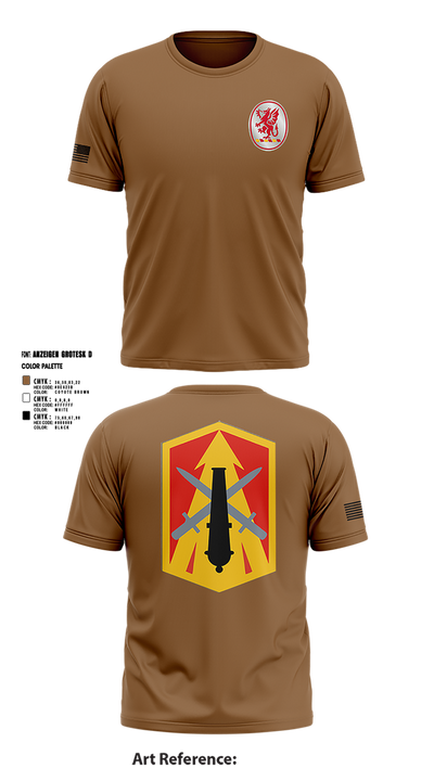 3rd Battalion 13th Field Artillery Regiment 52621930 Short Sleeve Performance Shirt - 3