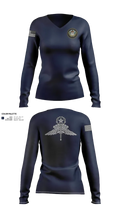 JCU 40817356 Women's Long Sleeve V-neck Shirt - 44