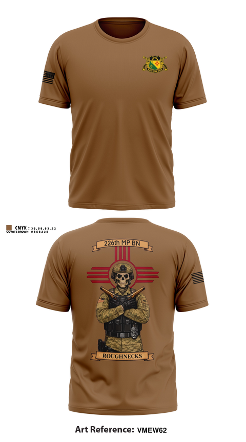 Old School Cotton Shirt, HHD 226TH MP BN, Army, Teamtime, Team time, sublimation, custom sports apparel, team uniforms, spirit wear, spiritwear, sports uniforms, custom shirts, team store, custom team store, fundraiser sports, apparel fundraiser