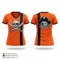 PIRATES 778187 Women's Short Sleeve V-neck Shirt - 1