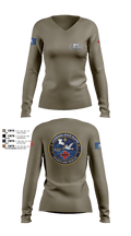 Louisiana State Guard 59908555 Women's Long Sleeve V-neck Shirt - 8