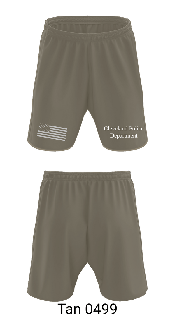 Athletic Shorts With Pockets, Cleveland Police Department, Police, Teamtime, Team time, sublimation, custom sports apparel, team uniforms, spirit wear, spiritwear, sports uniforms, custom shirts, team store, custom team store, fundraiser sports, apparel fundraiser