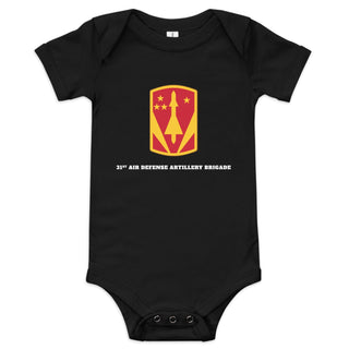 31st Air Defense Artillery Brigade 63211625 Baby short sleeve one piece - 1