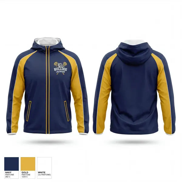 Windbreaker, West Albany Bulldogs, Men's Lacrosse, Teamtime, Team time, sublimation, custom sports apparel, team uniforms, spirit wear, spiritwear, sports uniforms, custom shirts, team store, custom team store, fundraiser sports, apparel fundraiser