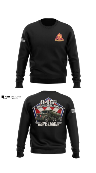 Crew Neck Sweatshirt, 946th TC, Army, Teamtime, Team time, sublimation, custom sports apparel, team uniforms, spirit wear, spiritwear, sports uniforms, custom shirts, team store, custom team store, fundraiser sports, apparel fundraiser