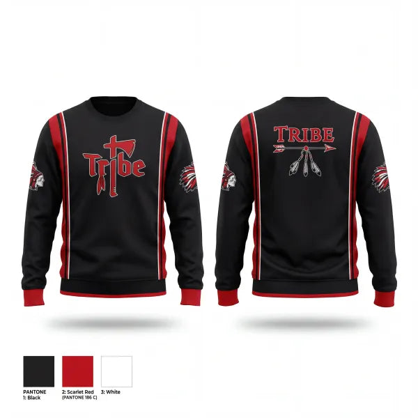 Crew Neck Sweatshirt, Utah Tribe, Baseball, Teamtime, Team time, sublimation, custom sports apparel, team uniforms, spirit wear, spiritwear, sports uniforms, custom shirts, team store, custom team store, fundraiser sports, apparel fundraiser