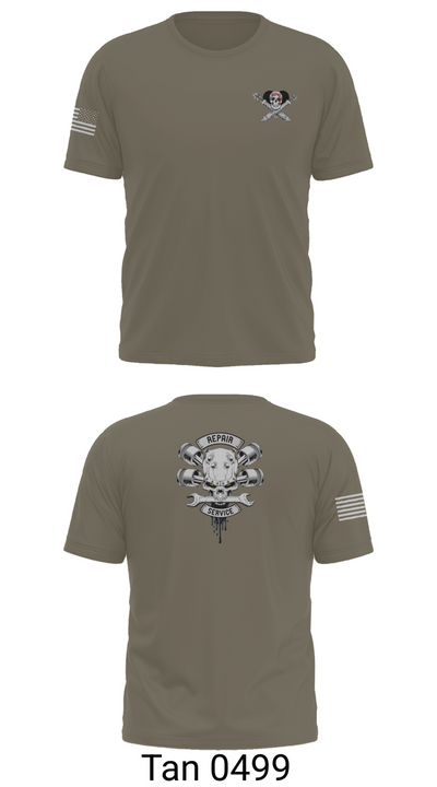 1-320th FAR FOX CO 66582202 Short Sleeve Performance Shirt - 76