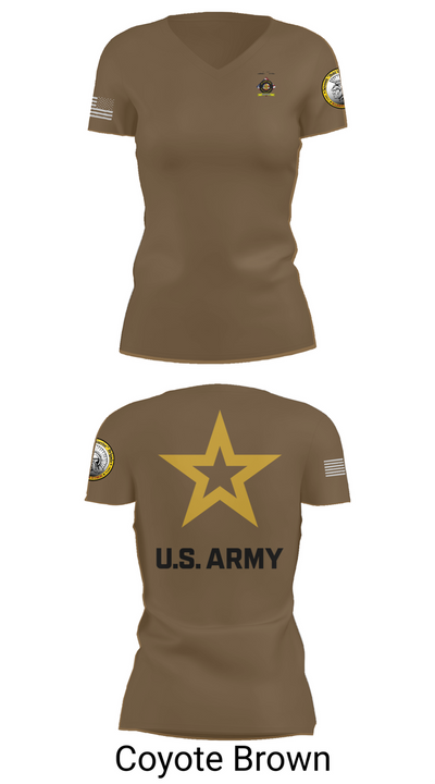 University of Toledo Army Marksmanship Unit 95742667 Women's Short Sleeve V-neck Shirt - 8