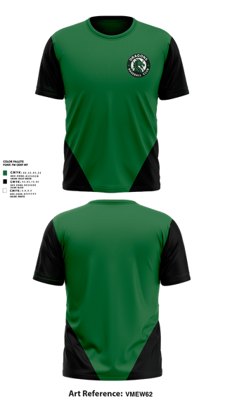Short Sleeve Performance Shirt, Dragons Baseball Club, Baseball, Teamtime, Team time, sublimation, custom sports apparel, team uniforms, spirit wear, spiritwear, sports uniforms, custom shirts, team store, custom team store, fundraiser sports, apparel fundraiser