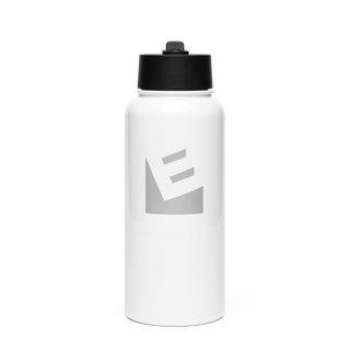 Easy Living Construction LLC 85201269 Stainless Steel Water Bottle with a Straw Lid