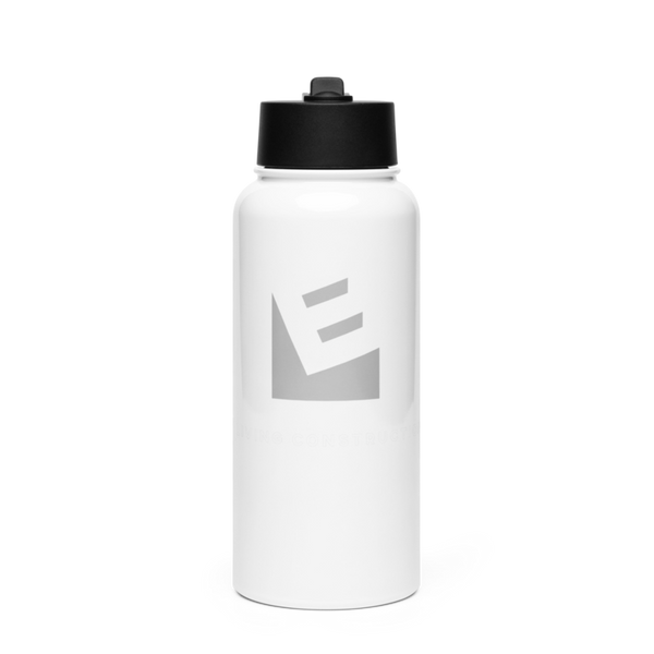 Easy Living Construction LLC 85201269 Stainless Steel Water Bottle with a Straw Lid