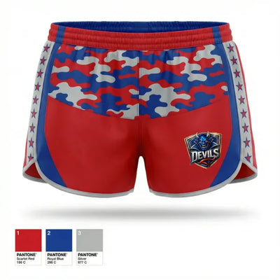 BURLINGTON BLUE DEVILS FOOTBALL CLUB 32226771 Women's Shorts - 1