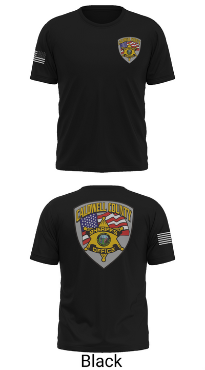 Caldwell County Sheriff's Office 64628956 Old School Cotton Feel Shirt - 29