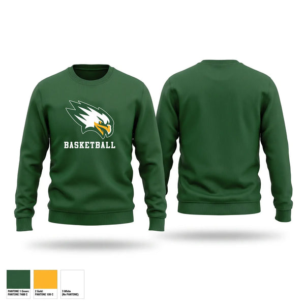 Crew Neck Sweatshirt, Seneca Valley, Men's Basketball, Teamtime, Team time, sublimation, custom sports apparel, team uniforms, spirit wear, spiritwear, sports uniforms, custom shirts, team store, custom team store, fundraiser sports, apparel fundraiser