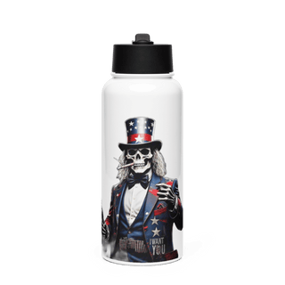 Emory S. Land 37884123 Stainless Steel Water Bottle with a Straw Lid