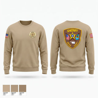 Crew Neck Sweatshirt, Bryan County Sheriff’s Office, Police, Teamtime, Team time, sublimation, custom sports apparel, team uniforms, spirit wear, spiritwear, sports uniforms, custom shirts, team store, custom team store, fundraiser sports, apparel fundraiser