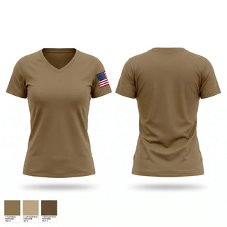 Womens Short Sleeve Vneck Shirt, Detachment 490, Air Force, Teamtime, Team time, sublimation, custom sports apparel, team uniforms, spirit wear, spiritwear, sports uniforms, custom shirts, team store, custom team store, fundraiser sports, apparel fundraiser