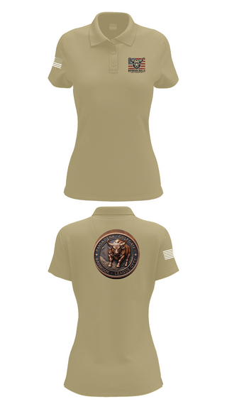 Womens Short Sleeve Performance Polo, Baybrook Army Recruiting Company, , Teamtime, Team time, sublimation, custom sports apparel, team uniforms, spirit wear, spiritwear, sports uniforms, custom shirts, team store, custom team store, fundraiser sports, apparel fundraiser